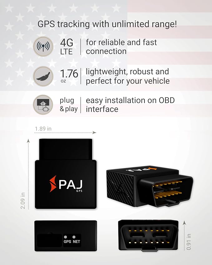 PAJ GPS OBD GPS Tracker 4G LTE, Fleet GPS Tracker, Real Time Tracking Device - Image 5