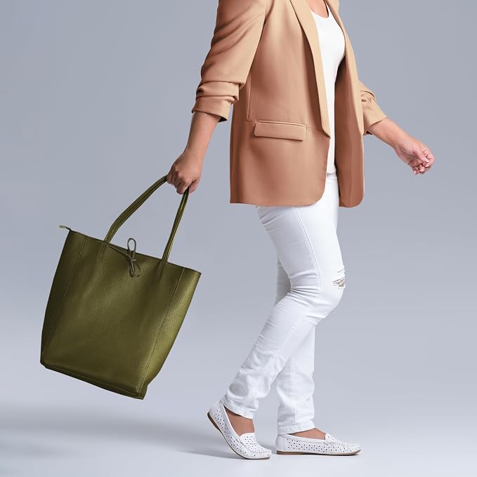 Italian Calf Leather Tote for Women - Image 7
