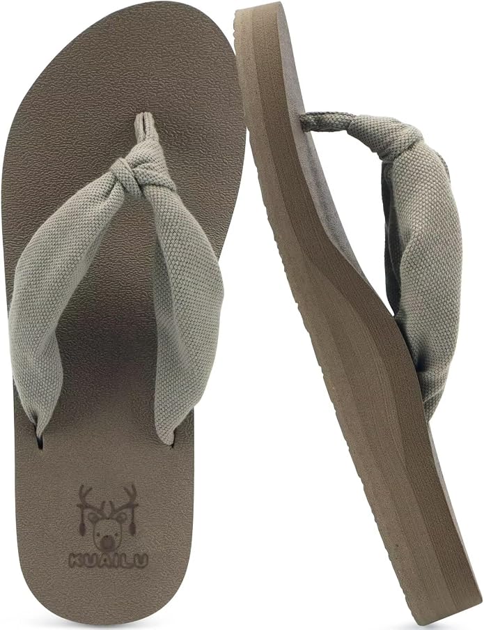 KuaiLu Flip Flops for Women by KuaiLu