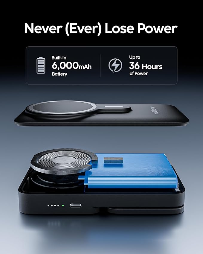 myCharge EcoHub 3 in 1 Apple Charging Station & Magsafe Battery Pack | Wireless - Image 4