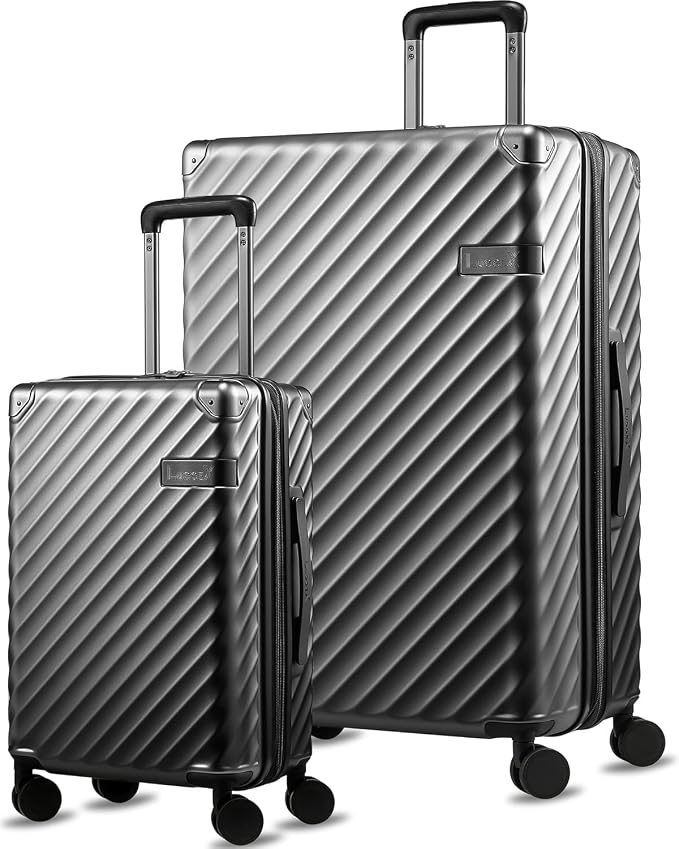 LUGGEX Luggage with Spinner Wheels, Polycarbonate Expandable Hard Shell Suitcase by LuggeXLUGGAGE