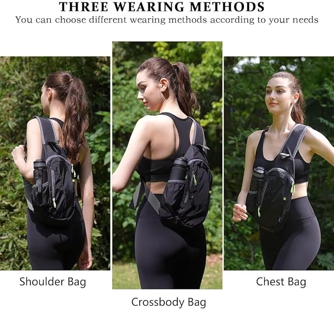 TITECOUGO Small Sling Bag, Lightweight Crossbody Backpack - Image 6