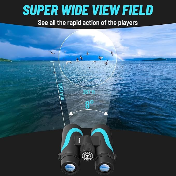 15x55 HD Binoculars for Adults – High Powered Large View, BAK4 Prism, - Image 5