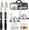 Fishing Pole Set Fishing Rod and Reel Combo, Prefect by Hikary
