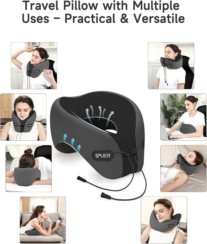 Travel Pillows for Airplanes, Neck Pillow Airplane, Airplane Travel Accessories - Image 3