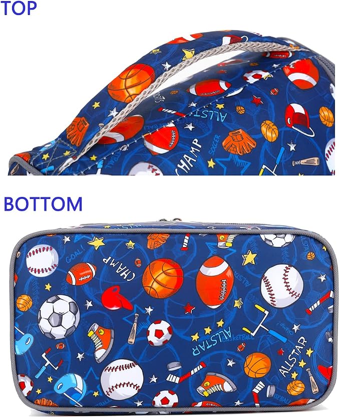 FlowFly Double Decker Cooler Insulated Lunch Bag Large Tote - Image 6