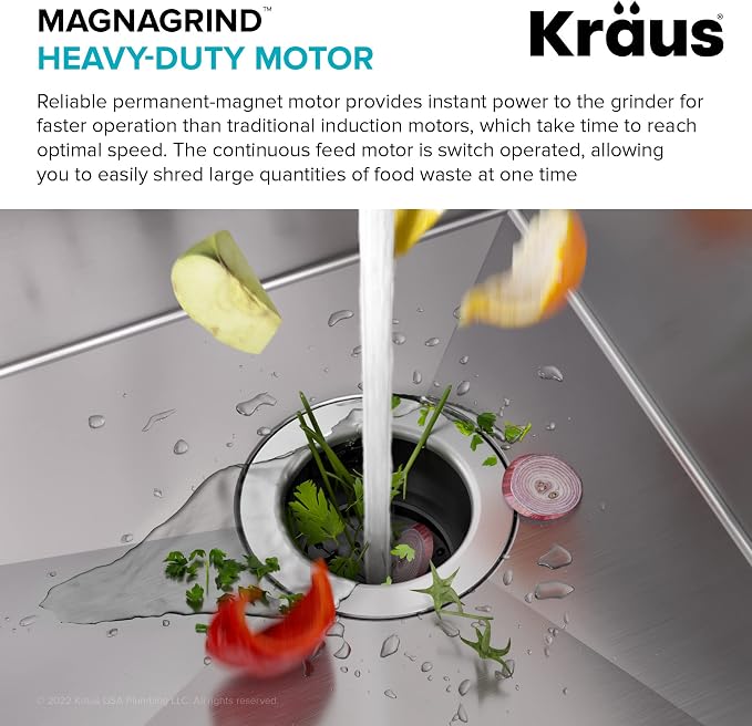 Kraus KGUW2-33MB-100-100, Bellucci Workstation 32 in. Undermount Granite - Image 8