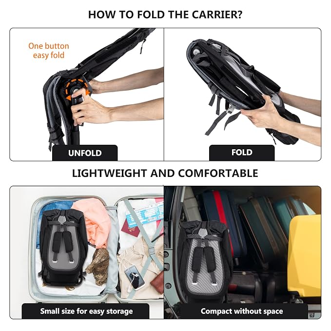 Baby Shoulder Carrier Baby Hiking Backpack Carrier - Image 4