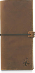 WANDERINGS Genuine Leather Passport Wallet by Wanderings