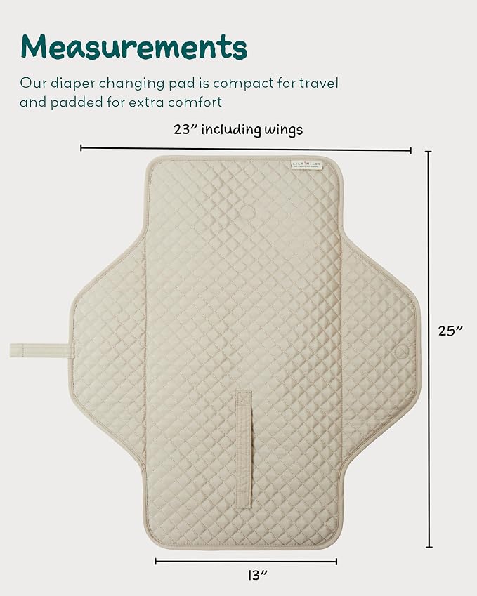 Lily Miles Baby Changing Pad Portable, Diaper Changing Mat - Image 4