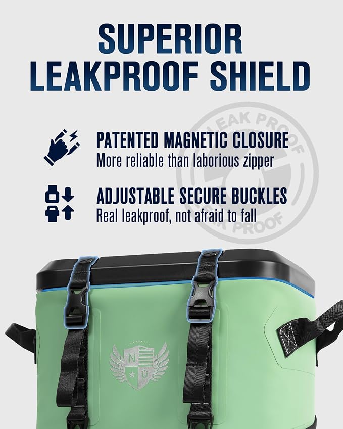 Magnetic Soft Cooler, Zipperless Soft Sided Cooler Bag - Image 2