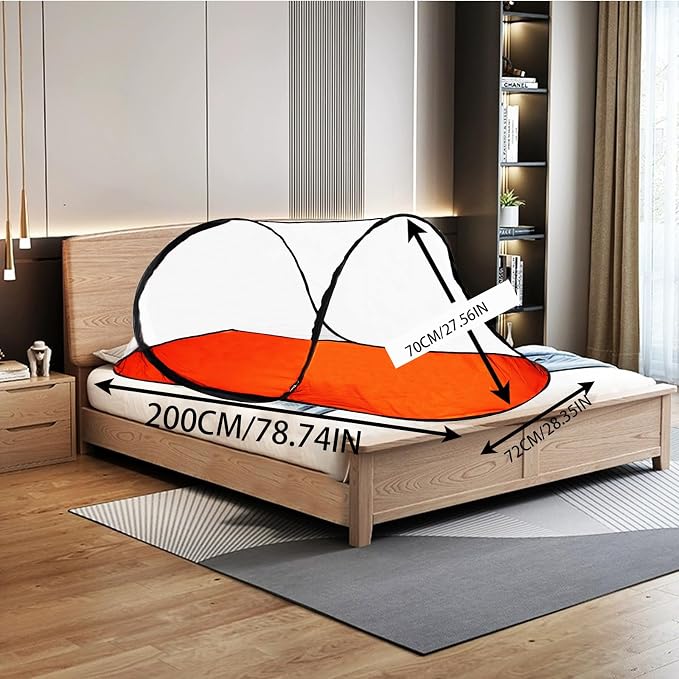 CMINGJ Large Pop Up Mosquito Tent, Portable Foldable Mosquito Net - Image 3