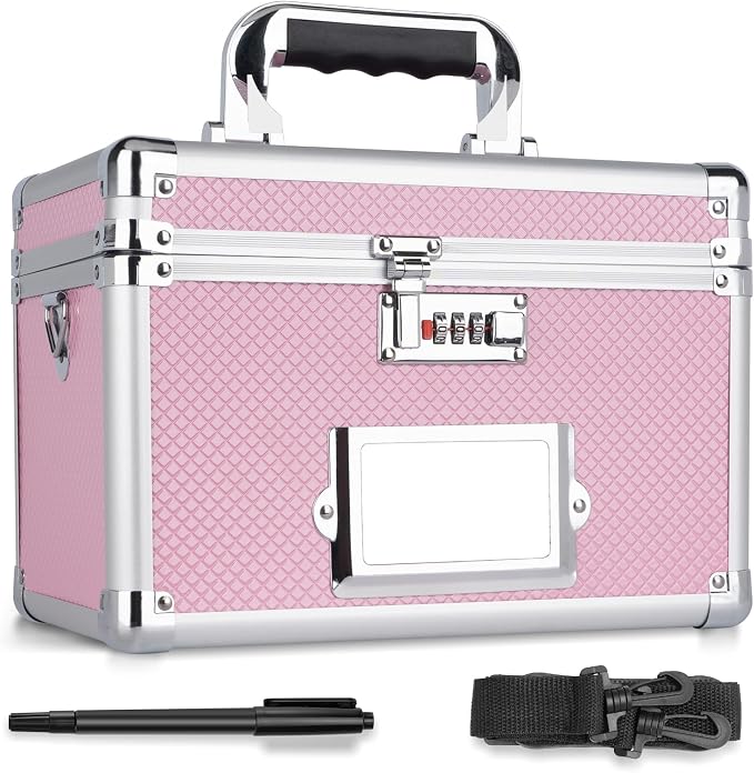 11 x 7 x 8.3 Inch Lockable Storage Box by LOCKCURX