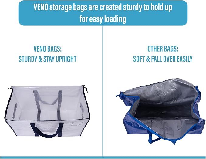 VENO 6 Pack Moving Bags, Heavy Duty, Moving Boxes Alternative, Packing Storage - Image 5