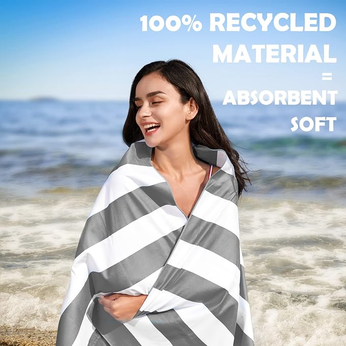 Your Choice Microfiber Quick Dry Sand-Free Beach Towel - Image 4