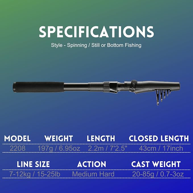 Whistytwig Telescopic Fishing Rod - Image 4
