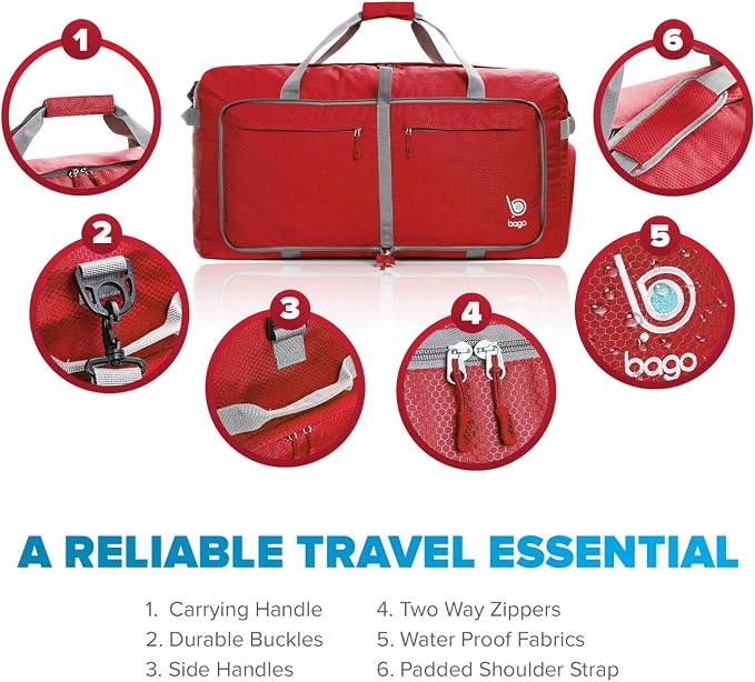 Bago Large Foldable Duffel Bags - Image 5