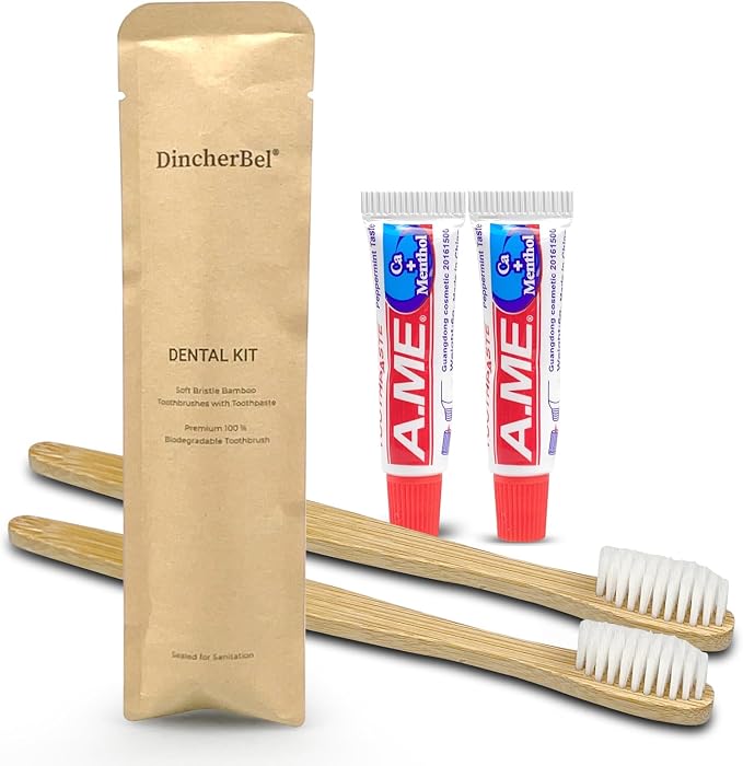 Bamboo Toothbrushes Kit Bulk, Disposable Toothbrushes - Image 5