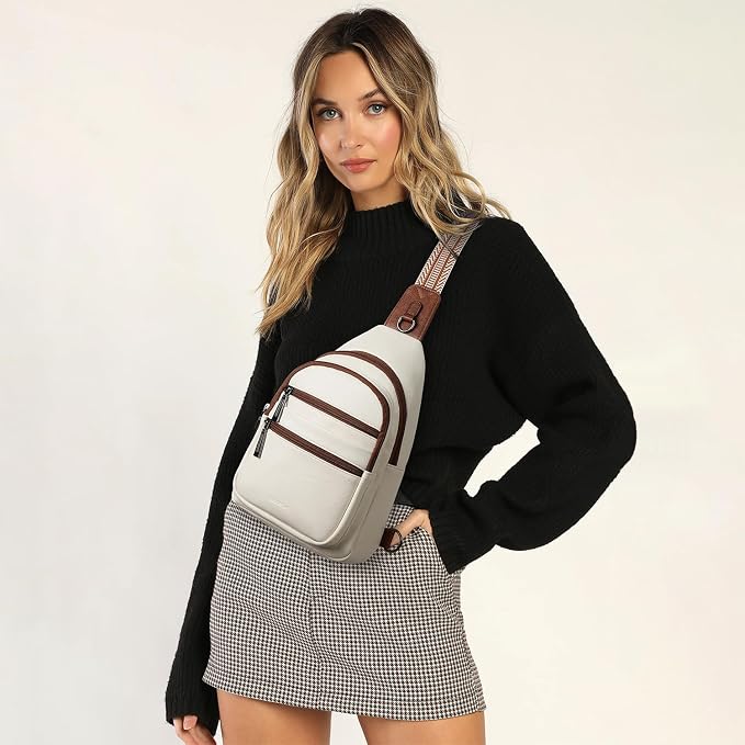 Sling Bag for Women Crossbody Bags Fanny Pack Sling Purse Backpack Vegan - Image 9