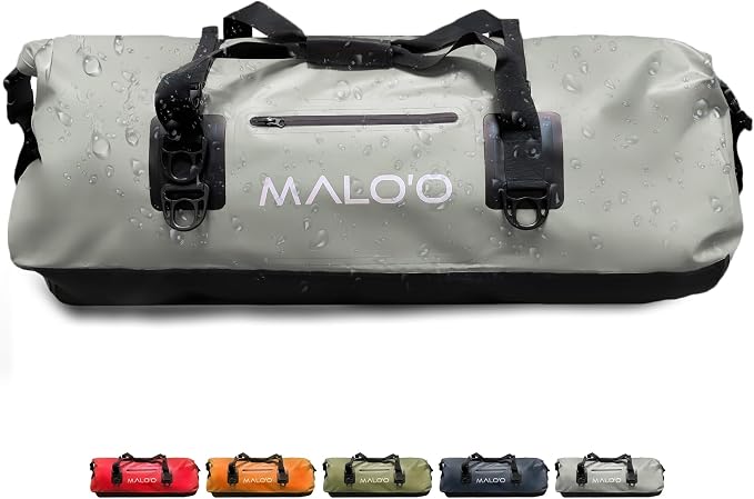 Malo'o Waterproof Roll-Top Duffel - 100L - Keep Gear Dry by Maloo