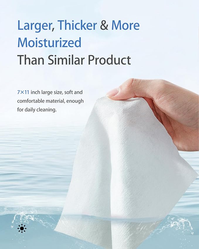 FUMMI 300 Pack Body Wipes – Large Individually Packaged Bath Wipes - Image 5