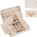 Lolalet Travel Jewelry Case for Women, Travel Jewelry Organizer Box by Lolalet