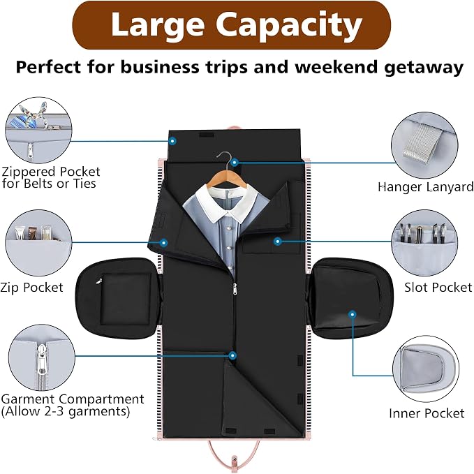 Convertible Garment Duffel Bag for Travel - Image 3