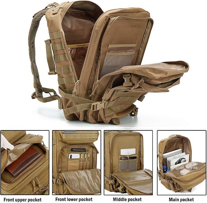 QT&QY 45L Military Tactical Backpacks - Image 5