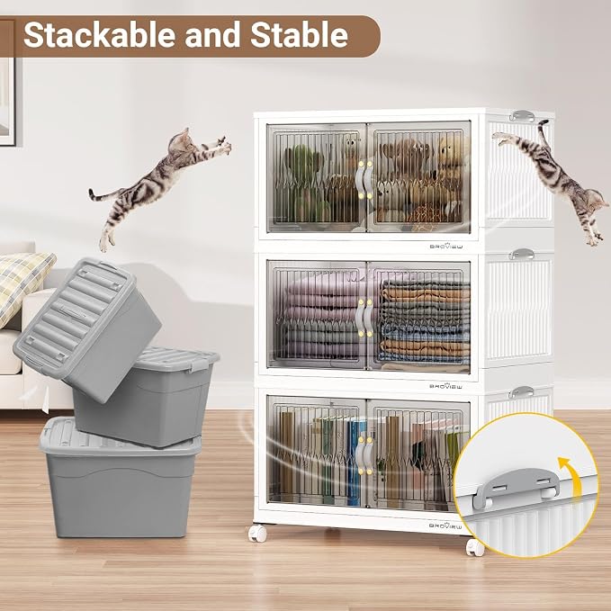 BROVIEW 400Qt Stackable Storage Bins - Image 8
