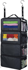 Hanging Travel Organizer, Carry-on Luggage Suitcase Organizer, Portable Shelves by MIAOJIE