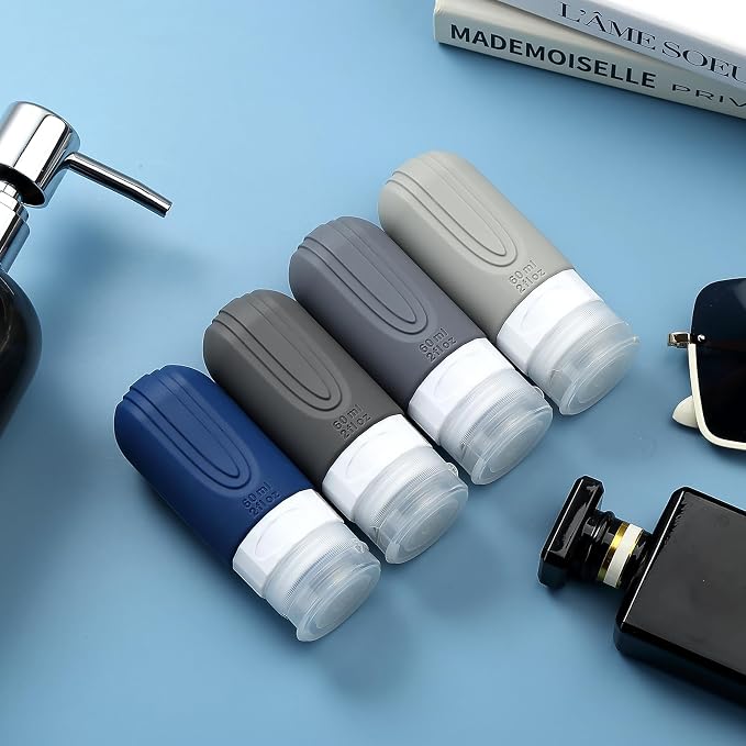 Travel Bottles for Toiletries, Tsa Approved 2oz Travel size Bottles, BPA Free - Image 9