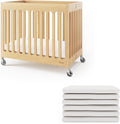 Foundations Boutique Folding Hotel Crib and Sheet Bundle by FoundationsChildrensProducts