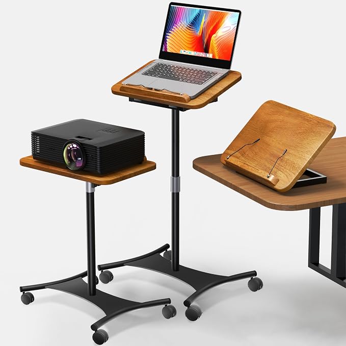 NAMON Laptop Floor Stand with Wheels - 2 in 1 Dual-use Floor & Desk Stand by NAMON
