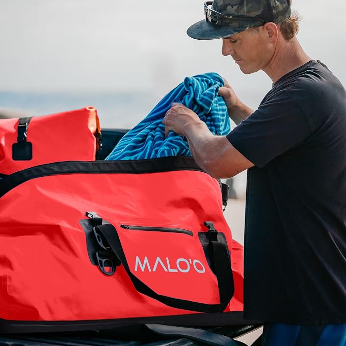 Malo'o Waterproof Dry Bag Duffel 40L/60L/100L, Roll Top Duffel Keeps Gear Dry - Image 6