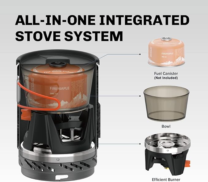 Fire-Maple "Fixed Star 1" Backpacking and Camping Stove System | Outdoor - Image 2