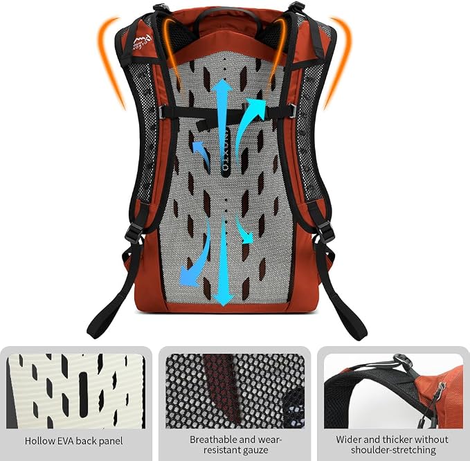 Hiking Hydration Backpack with 3l Water Bladder - Image 4