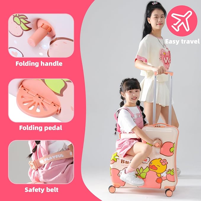 Kids' Lightweight Ride on Luggage - Image 6