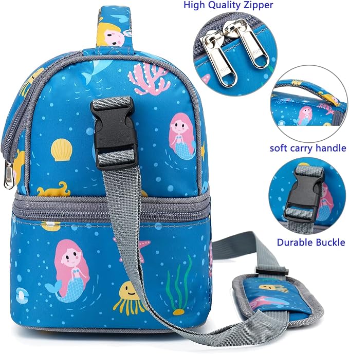 FlowFly Double Decker Cooler Insulated Lunch Bag Large Tote - Image 5