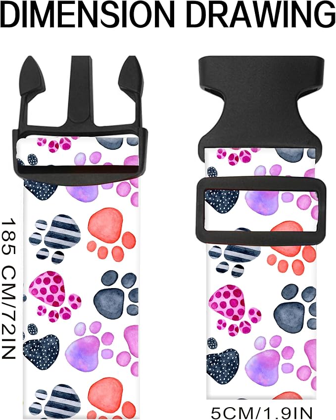 Luggage Straps for Suitcases, Adjustable Travel Belt, Durable Wide Luggage Strap - Image 2