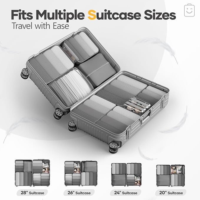 Veken 11 Set Compression Packing Cubes - Image 8