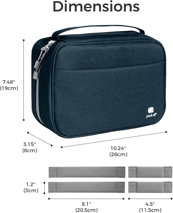 pack all Electronic Organizer Plus, Larger Capcity Cable Organizer Bag - Image 8