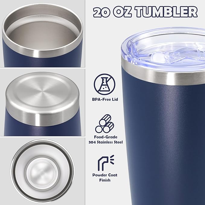 20oz Tumbler Stainless Steel Tumbler Cup - Image 3