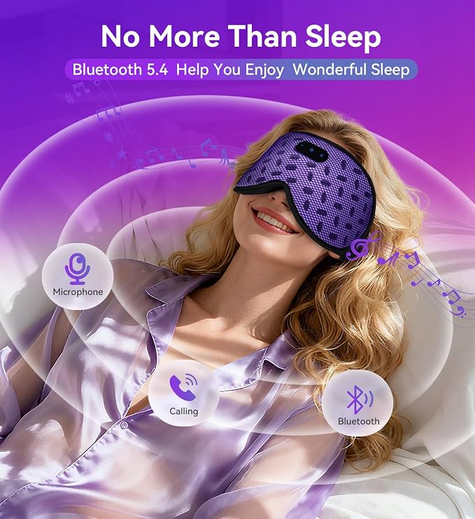 Sleep Eye Mask Bluetooth Headphones - Image 7