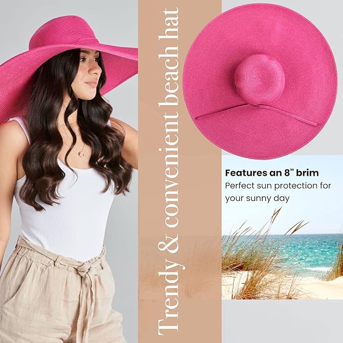 San Diego Hat Company Women's Ultrabraid X-Large Brim Hat, Adjustable Sun Hat - Image 4