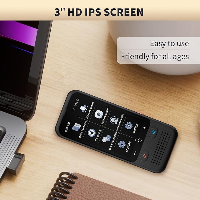 Language Translator Device No WiFi Needed, Upgraded Ai ChatGpt Translator - Image 6