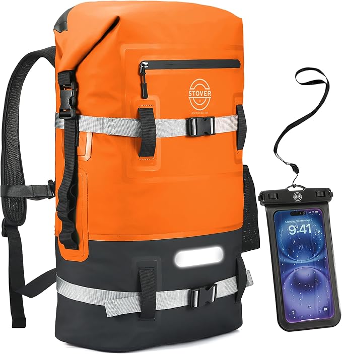 STOVER 5/10/25/30/40/55L Waterproof Backpack- Floating Dry Bag by STOVER