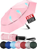 Seniny Windproof Travel Umbrella, Double Vented Canopy Large Umbrellas by Seniny