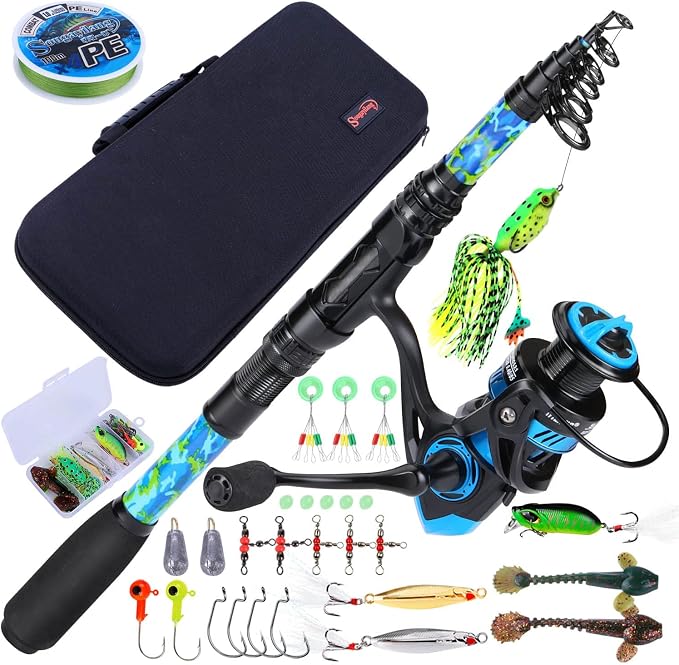 Sougayilang Fishing Rod and Reel Combos by Sougayilang