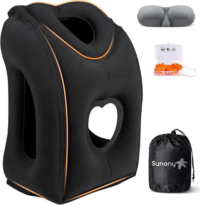 Sunany Travel Pillow, Upgraded Plane Pillow by Sunany