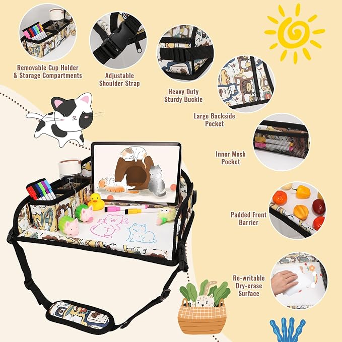Kids Travel Tray for Airplane - Image 5
